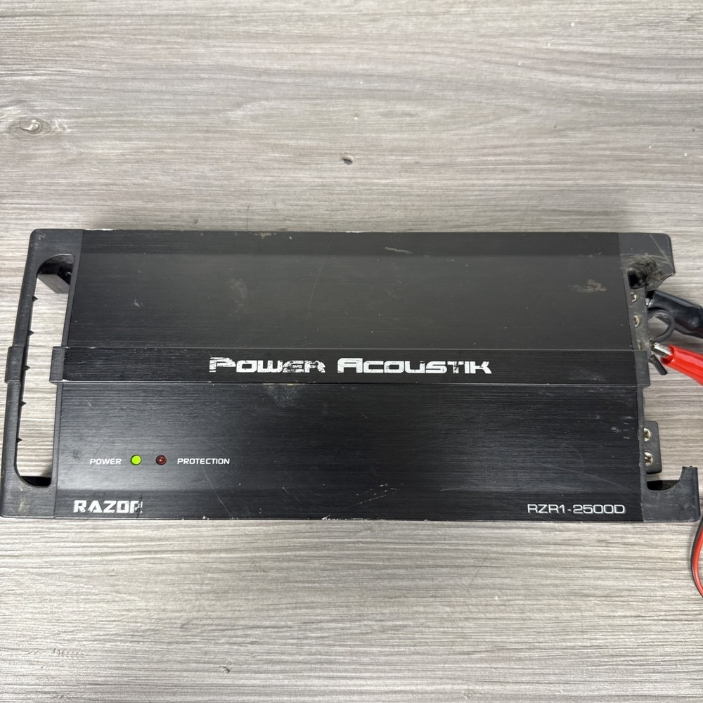 Power Acoustik RZR12500D 2500W Subwoofer Amplifier